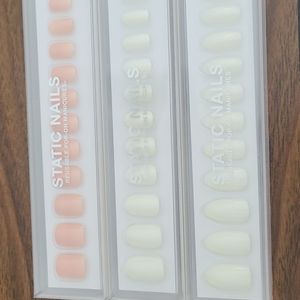 3 sets of static nails